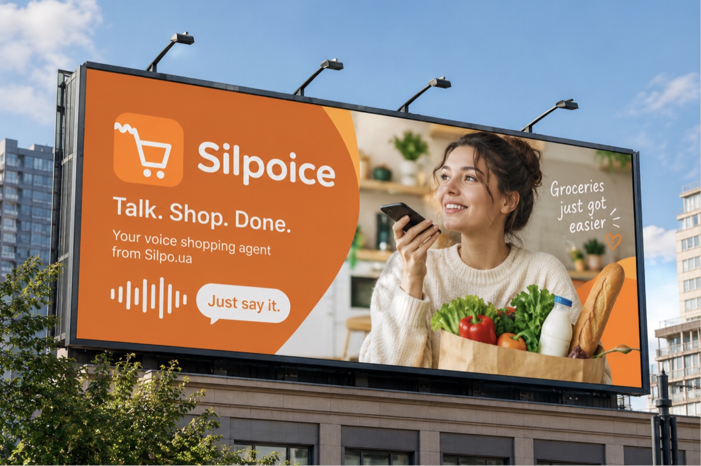 Silpoice — Talk. Shop. Done. Your voice shopping agent from Silpo.ua